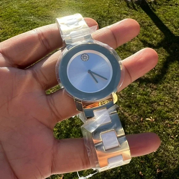 MOVADO BOLD CERAMIC CRYSTAL ACCENT BRACELET WATCH - Picture 6 of 15